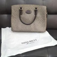 NINA RICCI ヘビ柄ハンドバッグ 保存袋付き