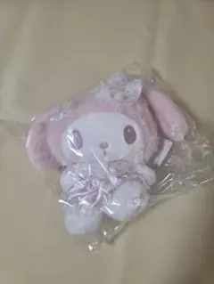 新品 未使用 マイメロディ バースデードール 白いちごのティータイム ぬいぐるみ マイメロディ バースデードール 白いちごのティータイム