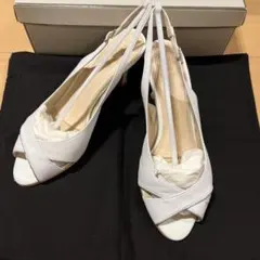 Number Twenty-One★パンプス バックストラップ★白 23.5cmのサムネイル