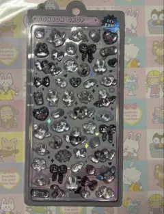 【正規品】ボンボンドロップシール モノクロ 動物
