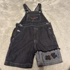 MIKI HOUSE ダークデニム オーバーオール