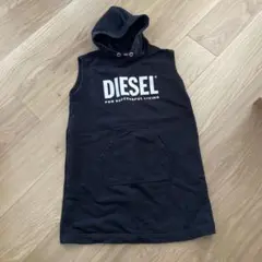 DIESEL フード付きノースリーブワンピース