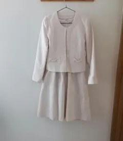 入園式入学式薄いピンクフォーマルスーツ