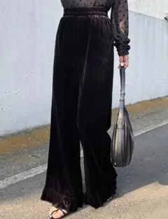 FRIFUL ベルベット パンツ S