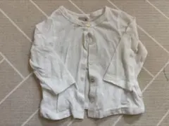 petit main カーディガン 80 ホワイト
