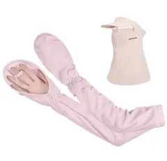 LUNPEAR アームカバー　フェイスガード 2点　UVカット　紫外線対策