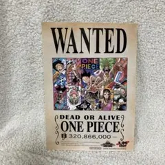 麦わらストア　ジャンプショップ　特典　ワンピース　麦わらの一味　手配書