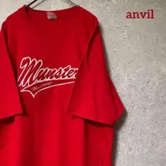 anvil アンビル Tシャツ 半袖 アメフト マンスター カレッジ XLのサムネイル