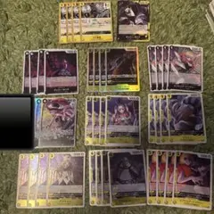 ワンピースカード　黒黄モリアデッキ　パーツ　モリア　ペローナ　SR R など