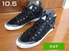 HUF クラッシック　ハイカットスニーカー ブラック 10.5のサムネイル
