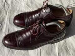BALLY LAKEPORT セミブローグ UK7.5E バーガンディ スイス製のサムネイル