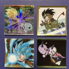 ドラゴンボール ホログラムシール 4枚