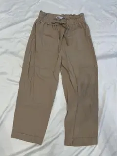 ZARA ベージュ ストレートパンツ Mサイズ