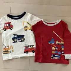 長袖カットソー 2枚セット 110cm