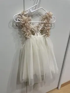 petit main ベビードレス 70 アイボリー