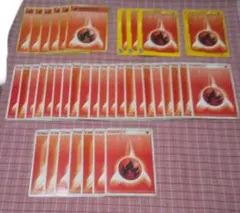ポケモンカード 旧裏面 炎エネルギー 38枚のサムネイル