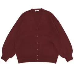 WEGO ニットカーディガン ワインレッド