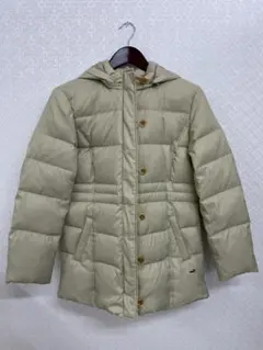 M018　クロコダイル　ダウンコート　取り外し可能　フード　サイズ－Ｌ