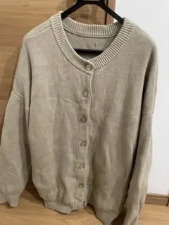 FREAKS STORE オーバーサイズ カーディガン クルーネック 厚手