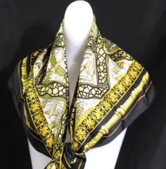 新品未使用品　HERMES エルメス 大判シルクスカーフ カレ90 D638