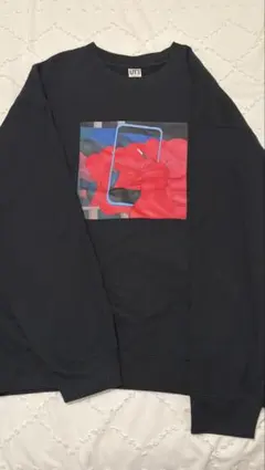 KAWS+WARHOL コラボ ブラック スウェット L中古　UT UNIQLO