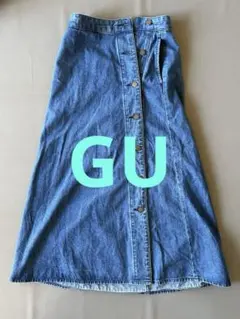 GU ジーユー　デニムスカート　S