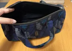 幾何学模様のキルティングトートバッグ