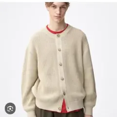 gu リリヤーンクールネックカーディガン　Mサイズ