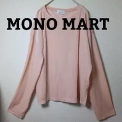 MONO-MART シアーニット 長袖 ピンク