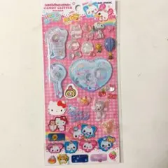 シナモロール ウォーターシール ハッピーマーチ ボンボンドロップシールmini