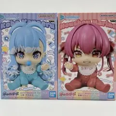 ホロライブ ホロベイビーズ　こぼ・かなえる　宝鐘マリン　フィギュア2種
