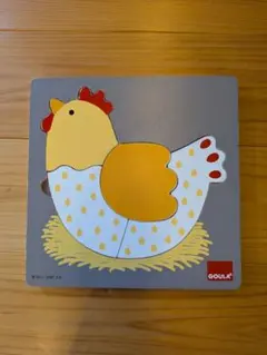 GOULA 木製パズル にわとり・たまご・ひよこ 知育玩具のサムネイル