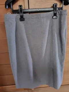 スーツスカート　グレー