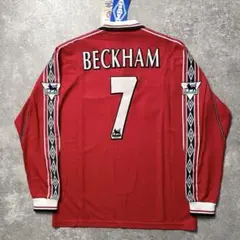 【正規98-00Manchester united L/S BECKHAM#7】