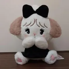 【スフレ】BLACK RIBBON BIG ぬいぐるみ