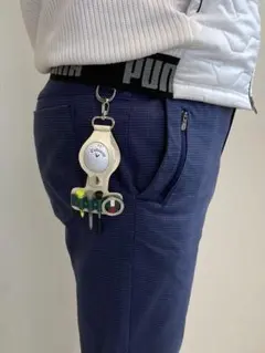 ゴルフボールポーチ★ゴルフティーケース★マーカーホルダー★ゴルフボールケース★白