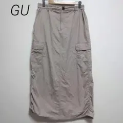 GU ギャザー　カーゴロングスカート　346047　Lサイズ