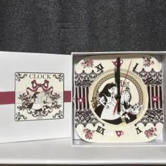ボリス雑貨店 ヒグチユウコ 掛け時計(電波式) ワニとギュスターヴくん
