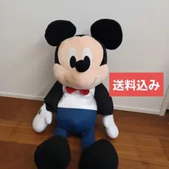 ミッキーマウス　おめかし超超BIG ぬいぐるみ
