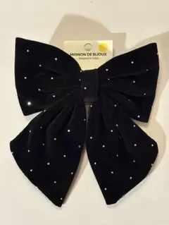 リボン　ヘアアクセサリー　ヘアピン　バレッタ　【新品未使用品】