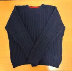 CHAPSコットンニット ネイビー