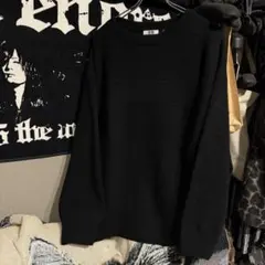 UNIQLO U ラムクルーネックセーター XXLサイズ ブラック479832