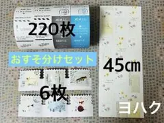 ヨハクおすそ分けセット　ラベラー220枚＋フレークシール6枚＋限定マステ約45㎝