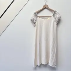 グレースクラス/ワンピース/ビジュー/フレア/かわいい/パーティー/上品