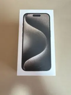 iPhone15pro ナチュラルチタニウム(空箱)