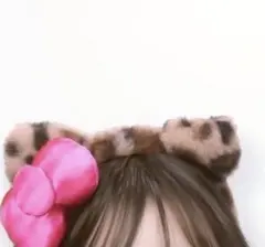 USJ ヒョウ柄　キティ　カチューシャ