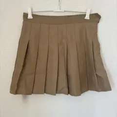 【新品タグ付き】ベージュ プリーツスカート