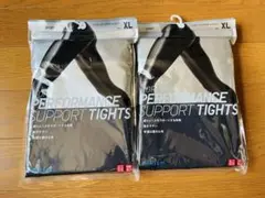 新品ユニクロAIRism ブラック レギンス XL 2枚セット