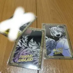 ヒロアカ 原画展 箔押しクリアカード 波動 通形 天喰 ビッグ3 セット