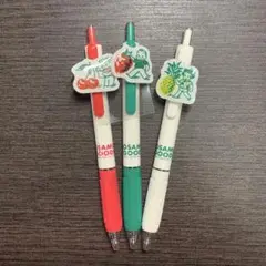 ラスト1⭐︎原田治　オサムグッツ　果物シリーズ　ペン　3本セット　新品未使用